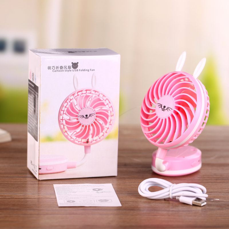 Loskii Lf-092 Mini Usb Ruční Stojací Ventilátor Letní Chlazení Odnímatelný Cestovní Venkovní