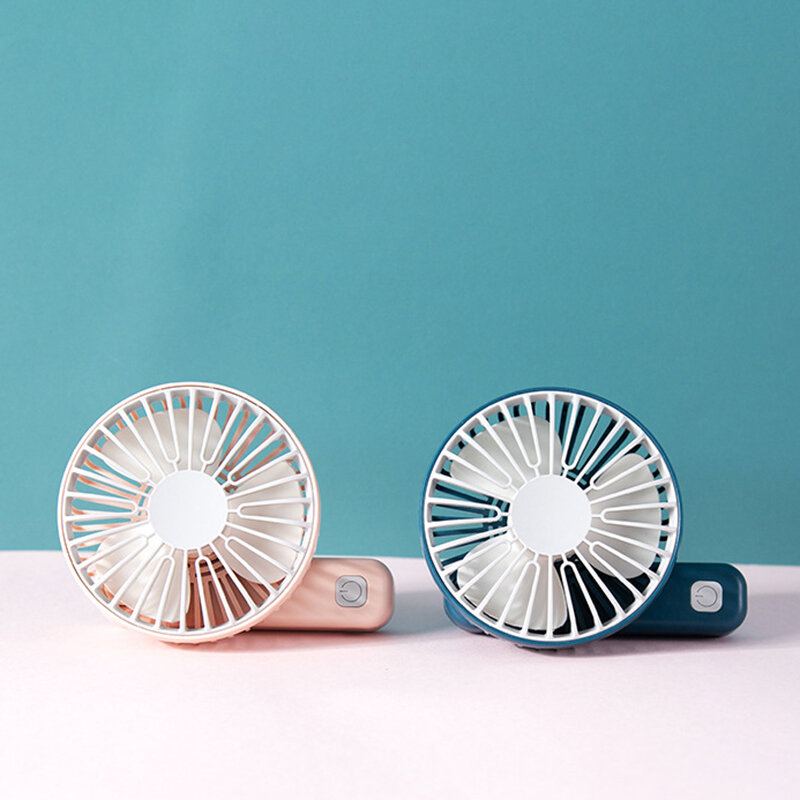 Mini Ruční Nabíjení Malý Ventilátor Přenosný Tichý Vícerychlostní S Rychlostí Větru Skládací Usb Kancelářský Venkovní Domácí Nástroj