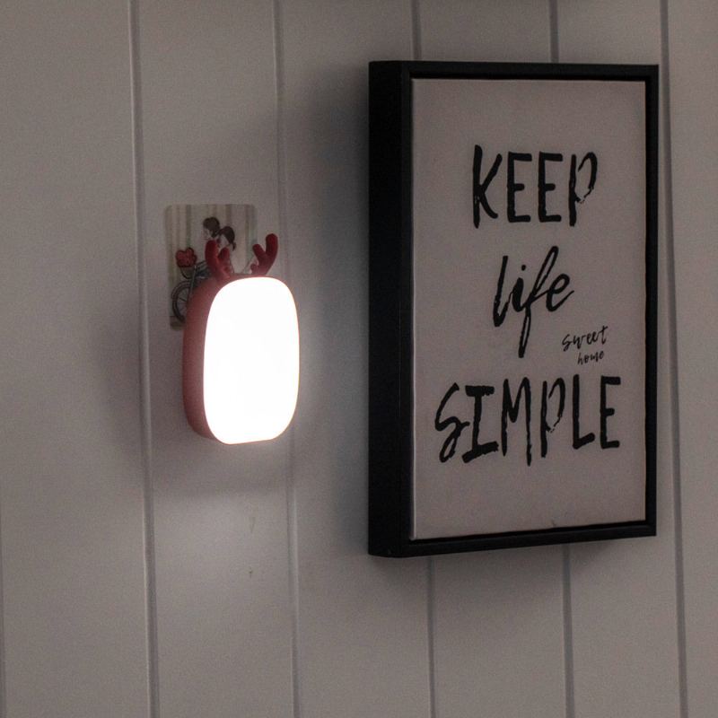 Multifunkční Stolní Lampa Deer S Mobilním Napájecím Přenosným Usb Nočním Světlem Cartoon Bed Light