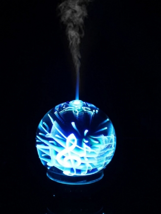 Note Style 3d Zvlhčovač Aromaterapeutická Lampa 3d Skleněné Noční Osvětlení Aromaterapeutický Difuzér