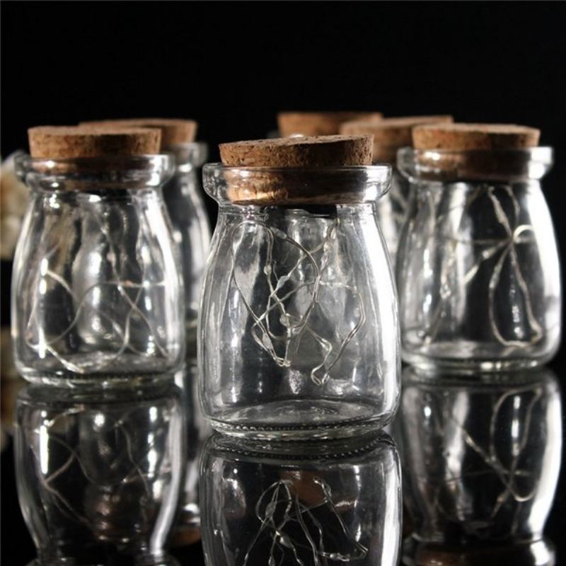 Romantické Vánoce 10 Led Barev Seed Vase Lights Svatební Vrchol Pohádková Světla Home Decor