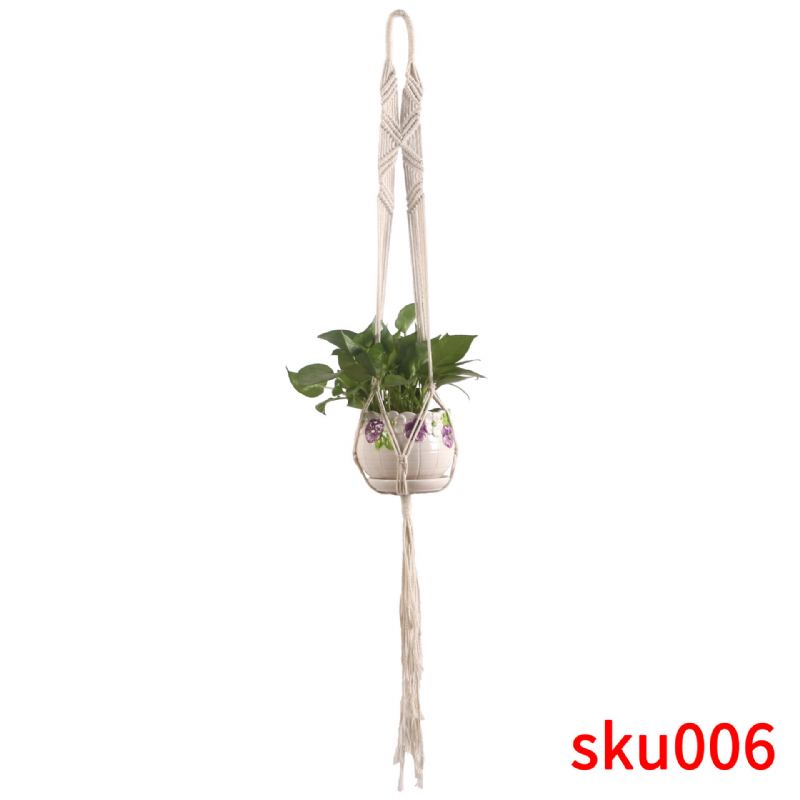 Závěsy Na Rostliny Macrame Ručně Vyráběné Vnitřní Nástěnné Závěsné Květináče Držák Na Moderní Bytový Design