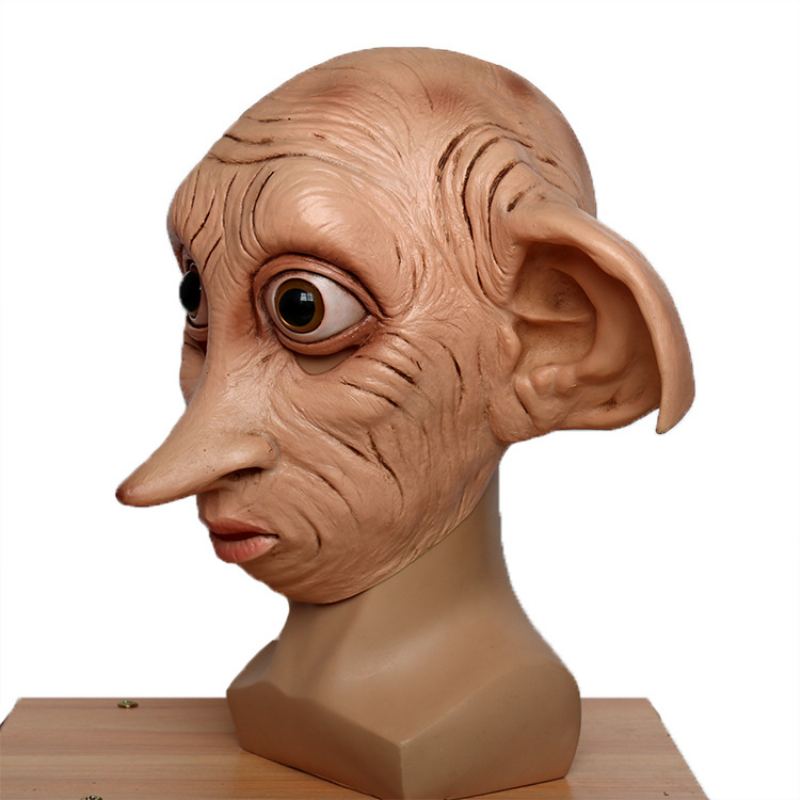 2023 Halloweenská Skřítková Maska Kouzelnický Svět Harryho Pottera 12 Dobby House