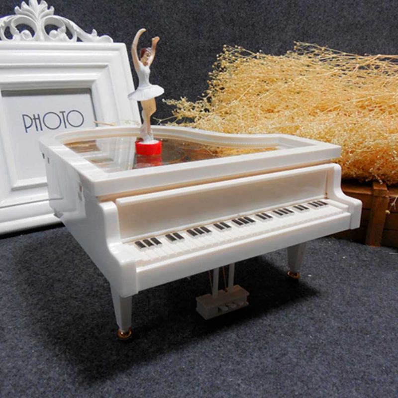 Creative Ballet Rotující Piano Music Box Vánoční Dárek Nebo Valentýnský Presemt S Tančící Baletkou