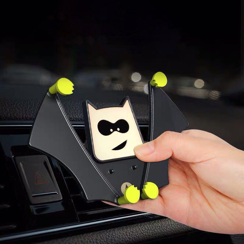 Bat Cartoon Shape Držák Navigace Pro Telefon Do Auta Outlet Air Phone Car