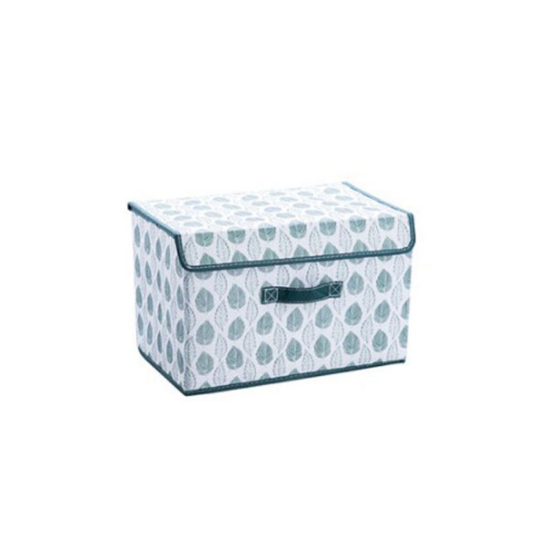 Netkaná Velká Tkanina Úložného Boxu S Víkem Úložný Box Na Oblečení Skládací Box Na Ukládání
