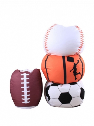 Plátěná Taška Ve Tvaru Kreativní Plyšové Hračky Fotbal Basketbal Baseball Ragby