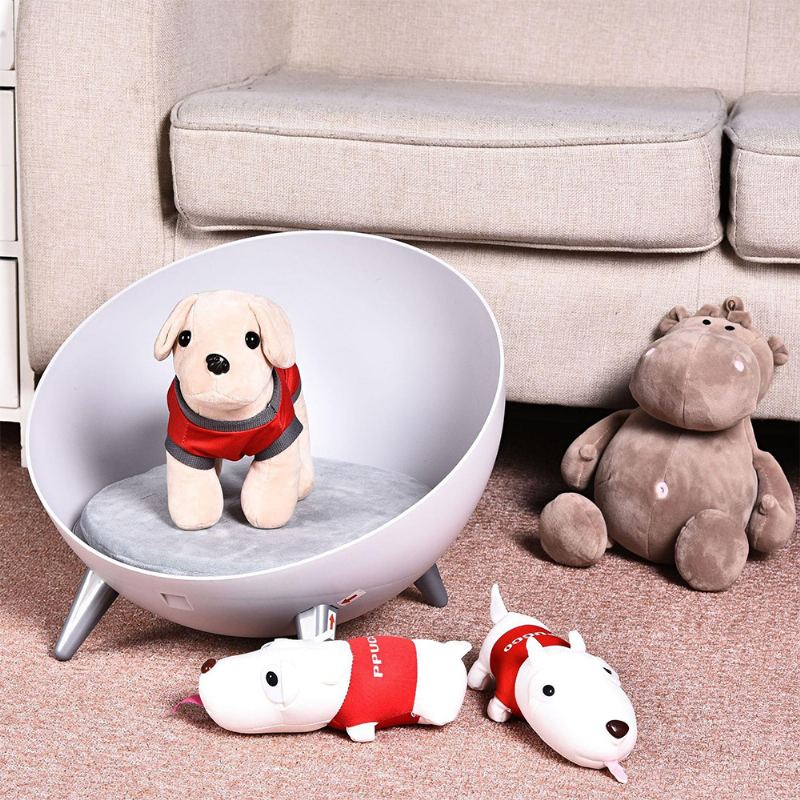 Hemisphere Pet Nest Vysoce Kvalitní Plastová Psí Bouda Pro Domácí Mazlíčky Odnímatelný Design Pohodlná Podložka Pevná Podpora Pet House