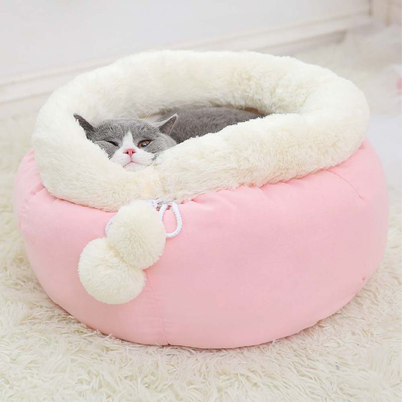 Podestýlka Pro Kočky Sweet Color Embrace Barrel Model Prvotřídní Kvalitní Chmýří Hnízdo S Dobrou Odolností