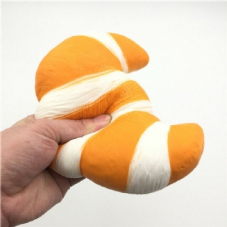 18 cm Squishyfun Jumbo Croissant Squishy Chléb Super Pomalu Rostoucí Ždímací Kolekce Hračka Zábavný Dárek