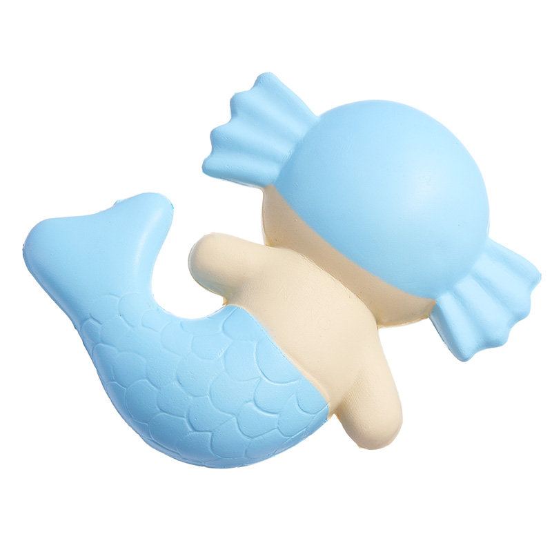 Cutie Squishy Mořská Panna Hračky Vonný Chlebový Dort Super 19cm Měkký Pomalu Rostoucí Původní Balení