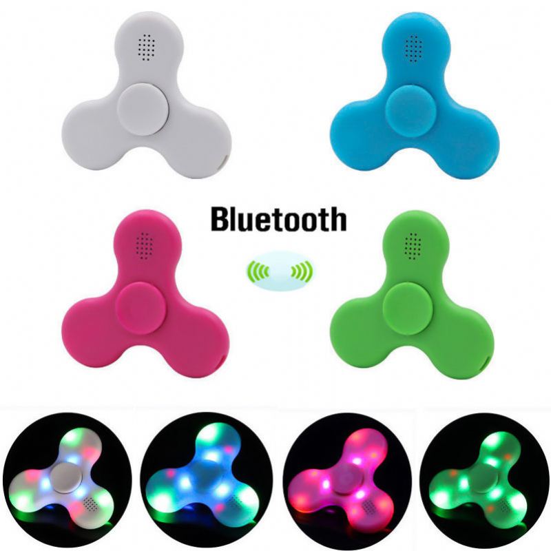 Hand Spinner Nabíjecí Hudební Led Fidget Finger Focus Miniaplikace Pro Snížení Stresu