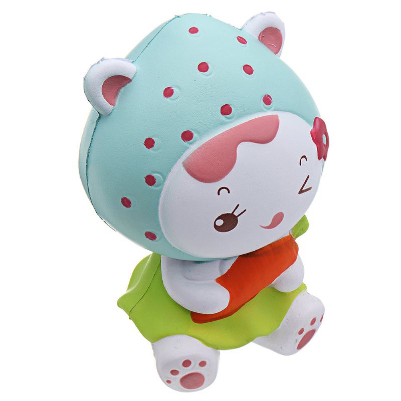 Jahodová Dívka Squishy Pomalu Rostoucí S Balením Kolekce Dárková Plyšová Hračka