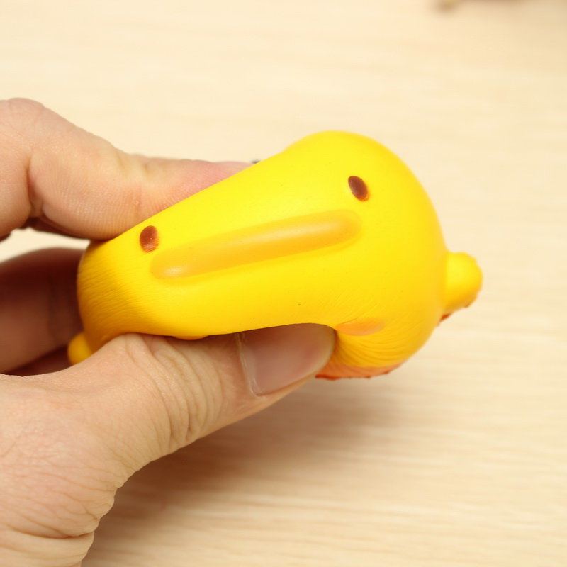 Kawaii Squishy Yellow Duck Měkká Roztomilá Taška Na Telefon Jako Dárek