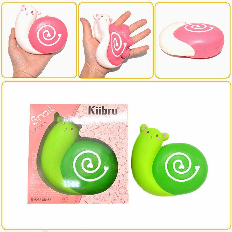 Kiibru Squishy Snail Jumbo 12cm Pomalu Rostoucí Vonící Originální Balení Kolekce Dárková Dekorační Hračka