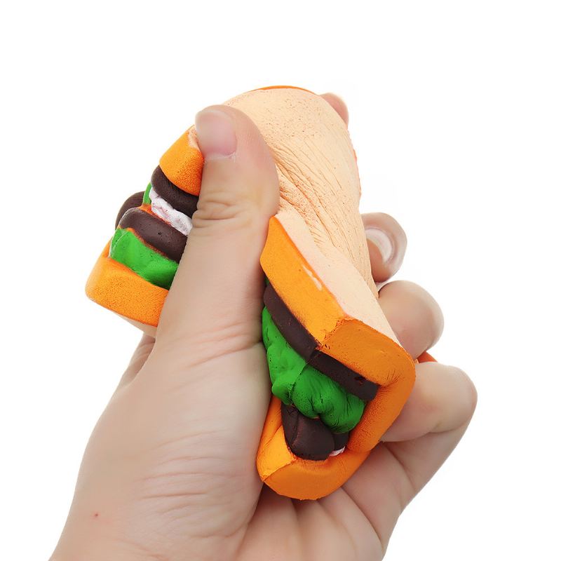 Sandwich Squishy Slow Rising Cartoon Jelly Cake Dárková Kolekce Plyšová Hračka