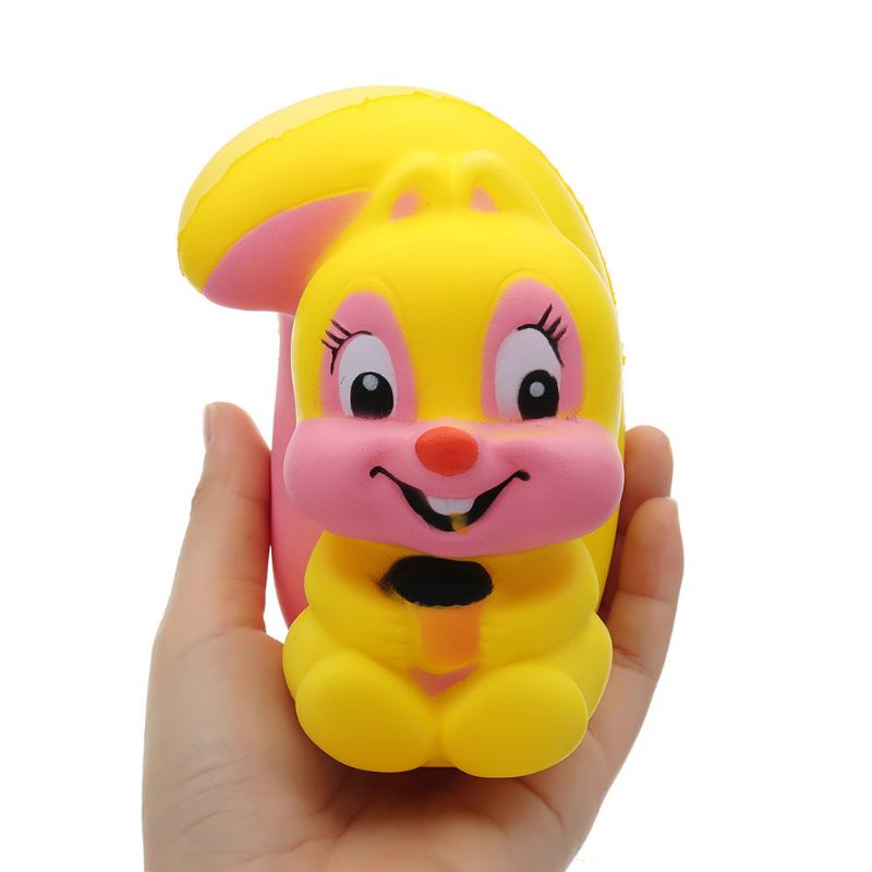 Squirrel Squishy Kawaii Animal Slow Rising Toy Cartoon Doll Dárková Kolekce