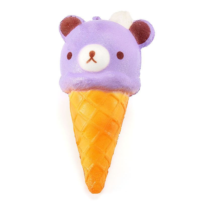 Squishy Ice Cream Bear Měkká Kolekce Slow Rising Dárkový Dekor Squish Squeeze Toy