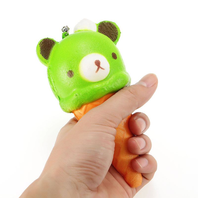 Squishy Ice Cream Bear Měkká Kolekce Slow Rising Dárkový Dekor Squish Squeeze Toy