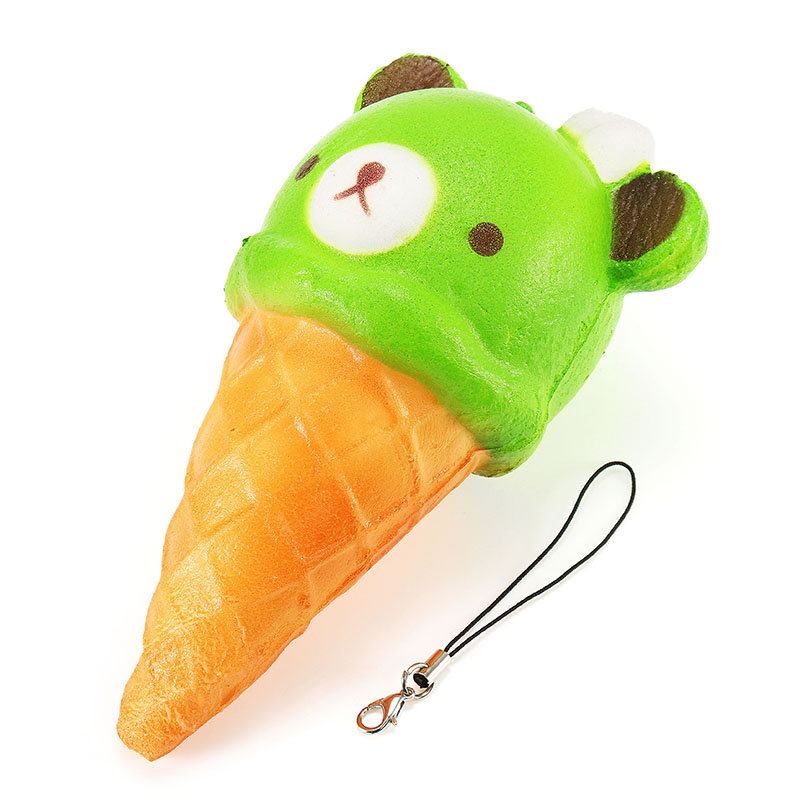 Squishy Ice Cream Bear Měkká Kolekce Slow Rising Dárkový Dekor Squish Squeeze Toy