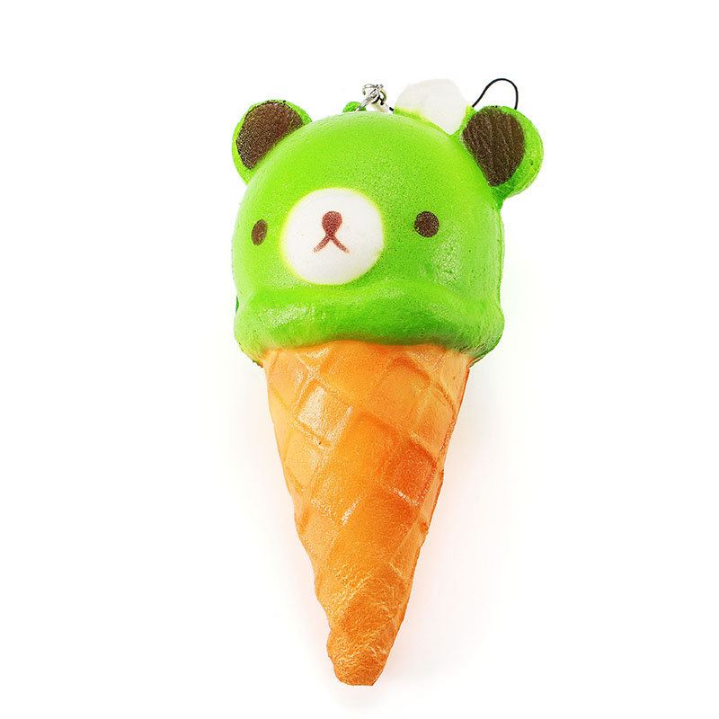 Squishy Ice Cream Bear Měkká Kolekce Slow Rising Dárkový Dekor Squish Squeeze Toy