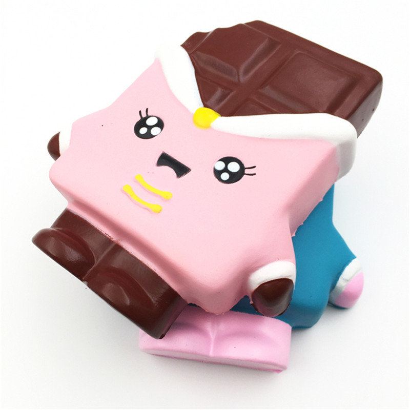 Squishyfun Čokoláda Squishy 13 cm Pomalé Kynutí S Obalem Kolekce Dárkové Dekorace Plyšová Hračka