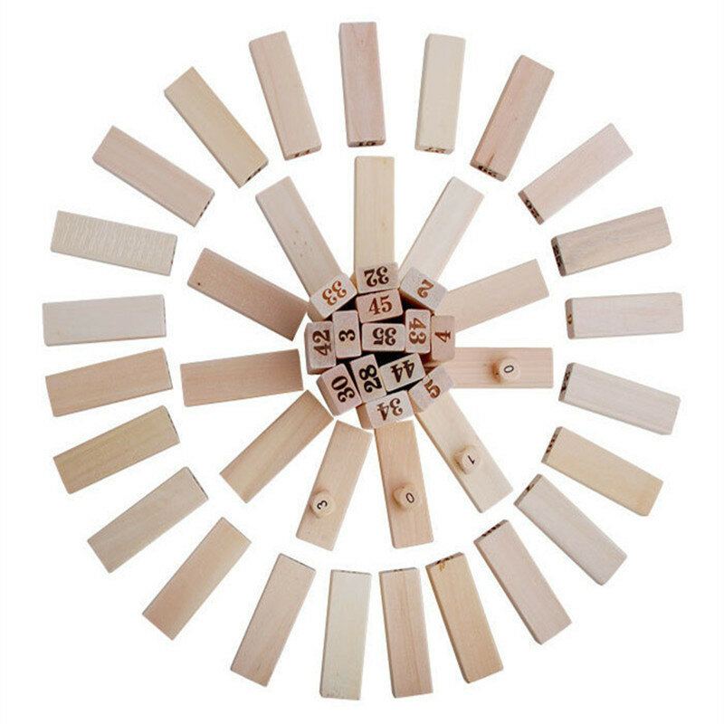 Stolní Hry Domino Tower Hra Strom Stohovač Dřevěné Hračky Pro Děti Vzdělávací Dárek Pro