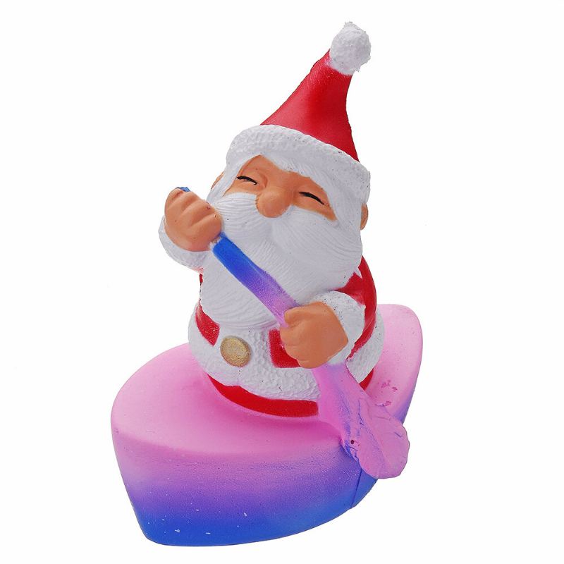 Vánoční Veslování Muž Squishy Měkké Pomalu Rostoucí S Balením Kolekce Dárek