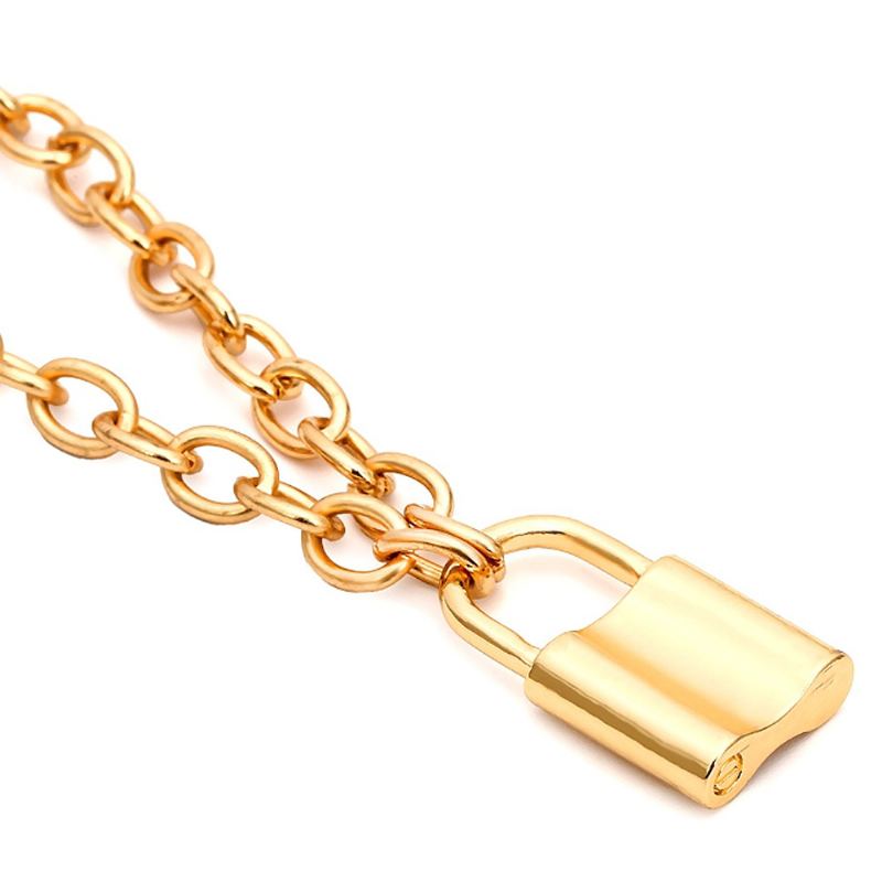 Dámská Skříňka Přívěsek Silný Kabel Řetízek Náhrdelník Svetr Módní Šperky Oblečení Ornament