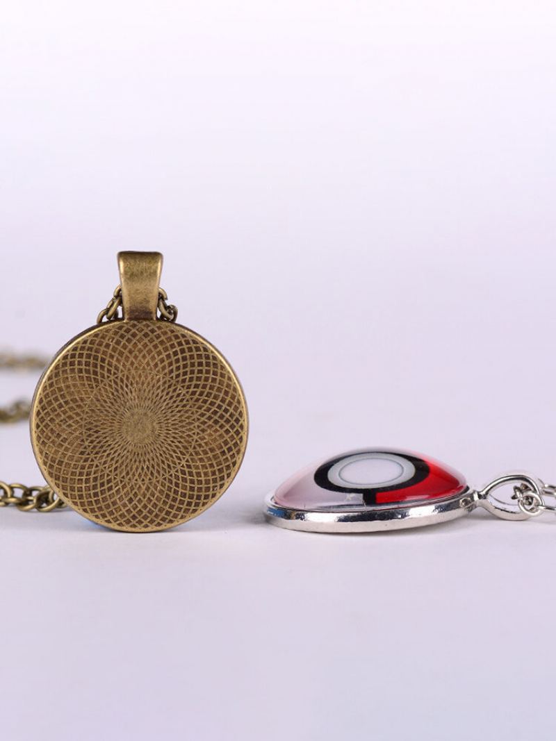Vintage Honeycomb Bee Women Náhrdelník Ze Slitiny Skla S Potištěným Přívěskem