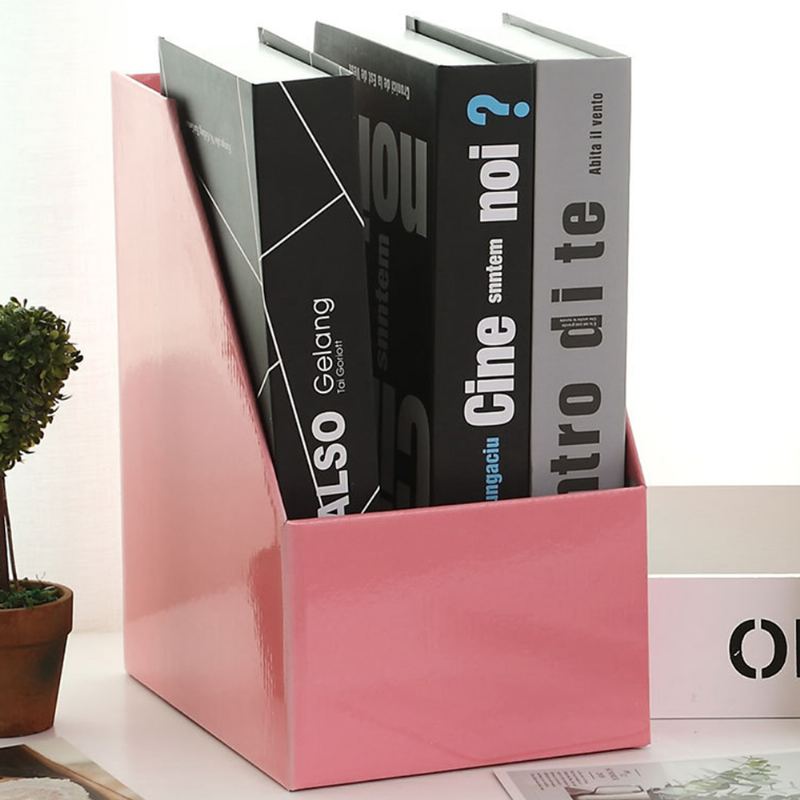 Stojan Na Organizér Pořadačů - Na Kancelářské Organizéry Z Papíru Kraft Paper Cabinet