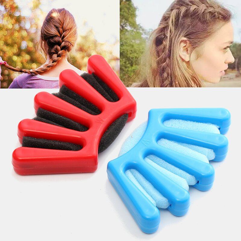 3 Barvy Design Pěti Prstů Nástroj Pro Zaplétání Vlasů Lady Hair Cop Tool Pro Styling Twist Braider Příslušenství Pro Kutily