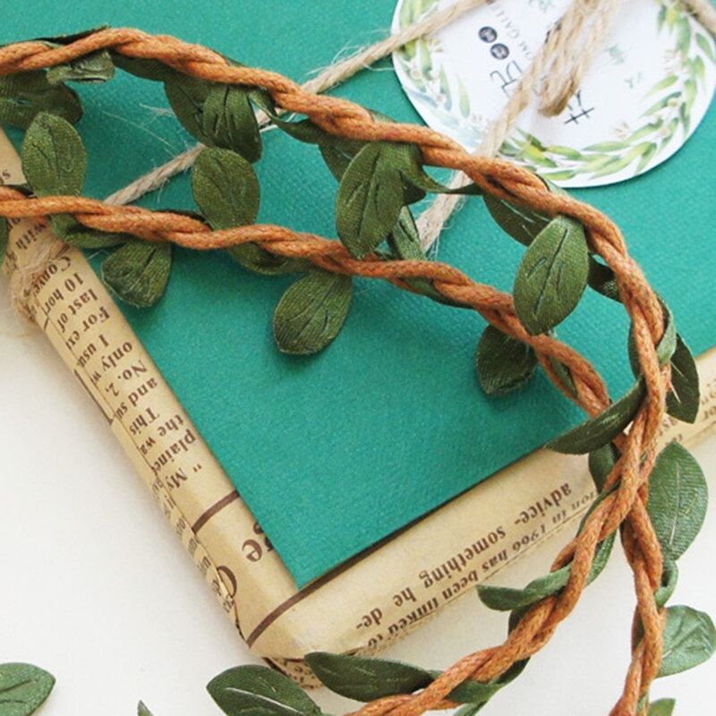 Bohemian Temperament Leaf Tassel Elastická Čelenka Do Vlasů Ratan Dvouřadá