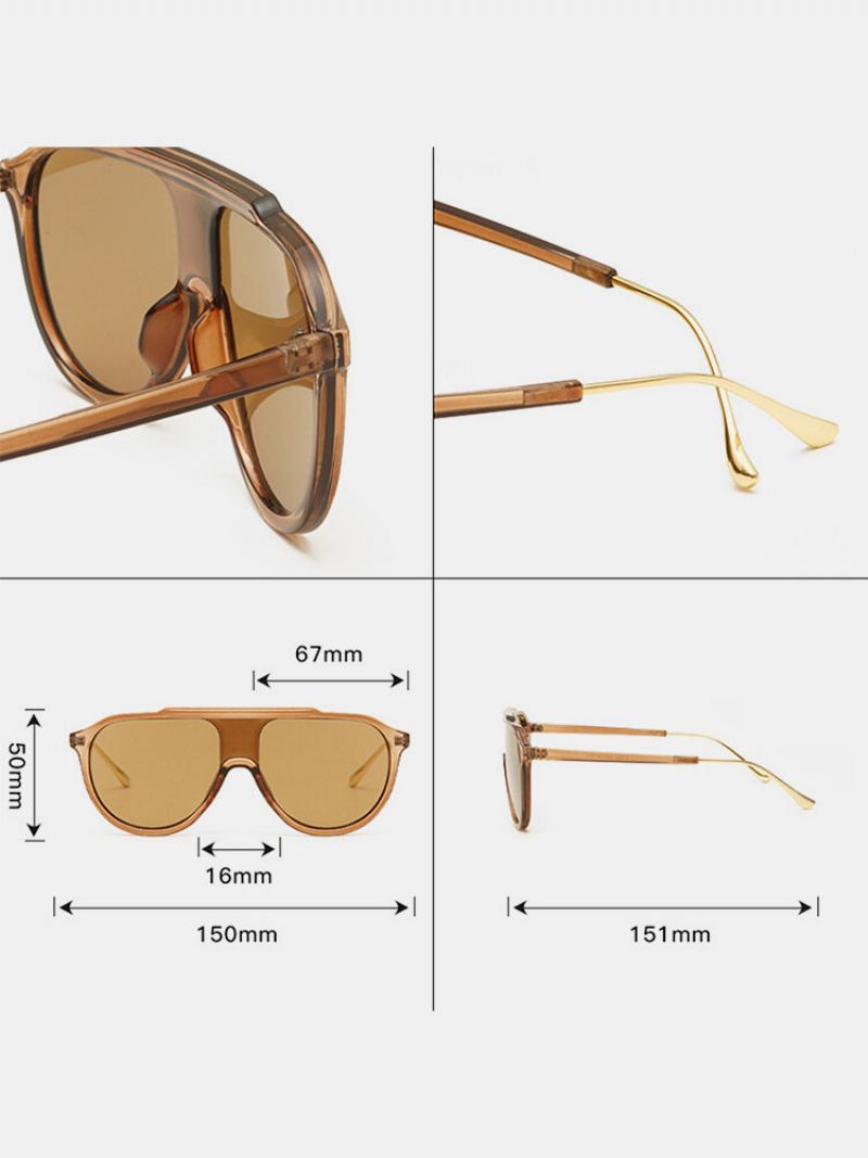 Jassy Unisex Plastové A Kovové Uv Ochranné Brýle Pro Volný Čas Outdoorové Cestovní Sluneční
