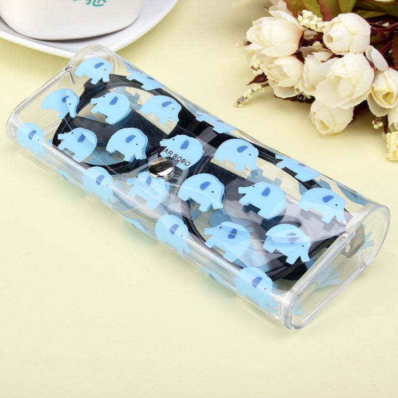 Pvc Cartoon Pet Patten Transparentní Brýle Sluneční Pouzdro Na