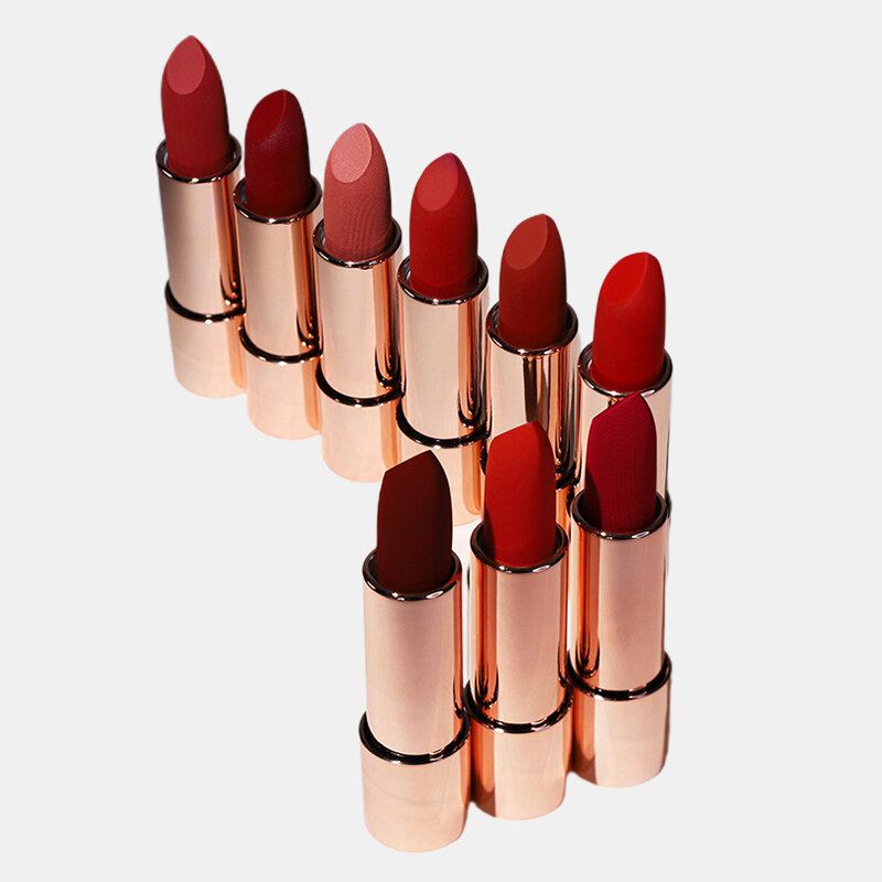 12 Barev Matná Rtěnka Nahá Hydratační Nepřilnavý Kalíšek Neblednoucí Dlouhotrvající Make-up Na Rty