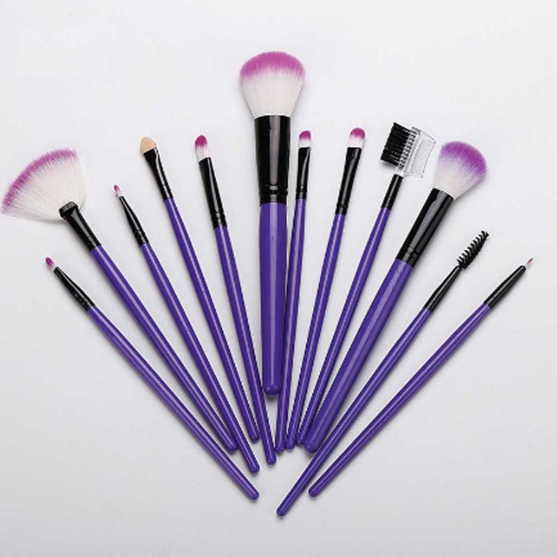 12ks Štětců Na Make-up Sada Na Pro Korektor Očních Stínů Štětec Na Míchání Obočí Kosmetický Nástroj