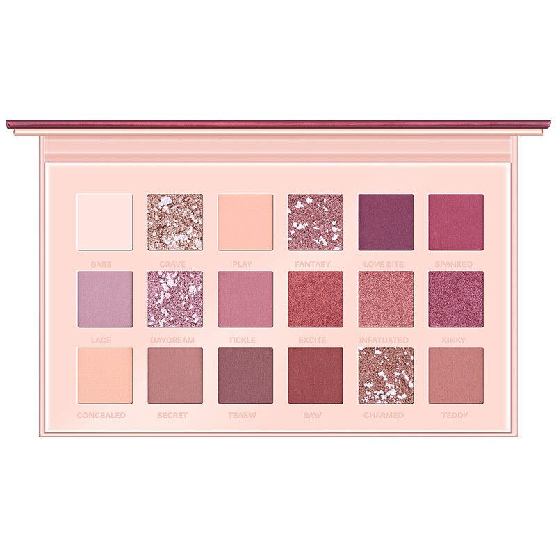 18 Barev Desert Rose Perleťová Zářivá Matná Paleta Očních Stínů Dlouhotrvající Oční Make-up