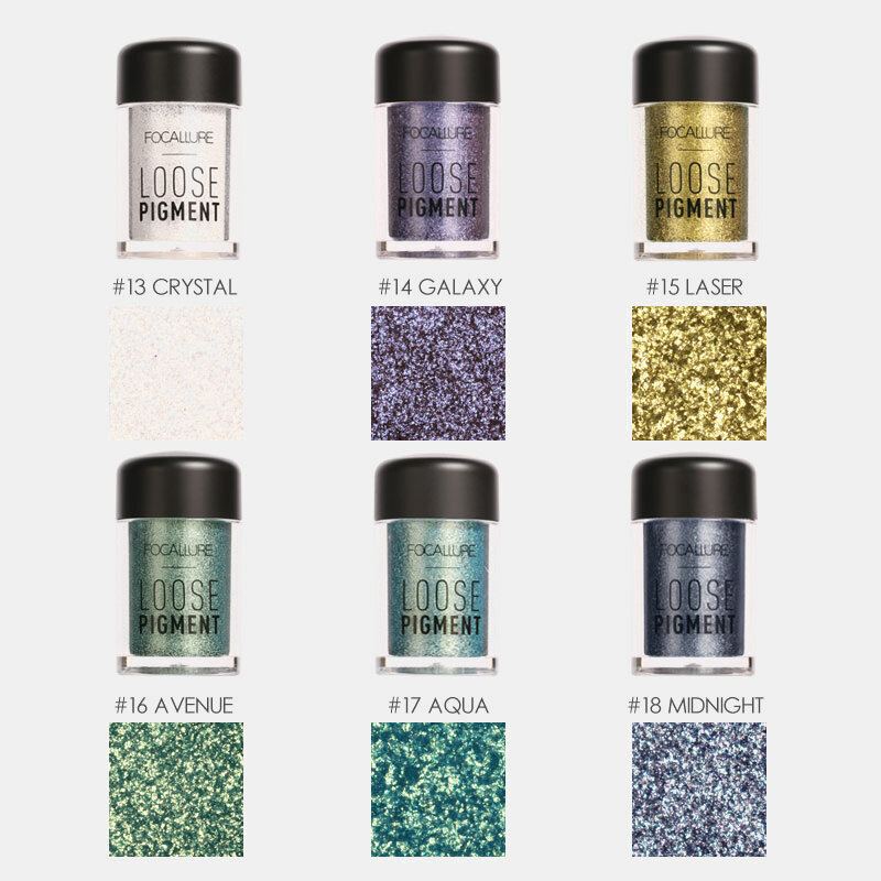18 Barev Monochrome Eyeshadow Flitry Glitter Pearly Brighten Makeup Waterproof