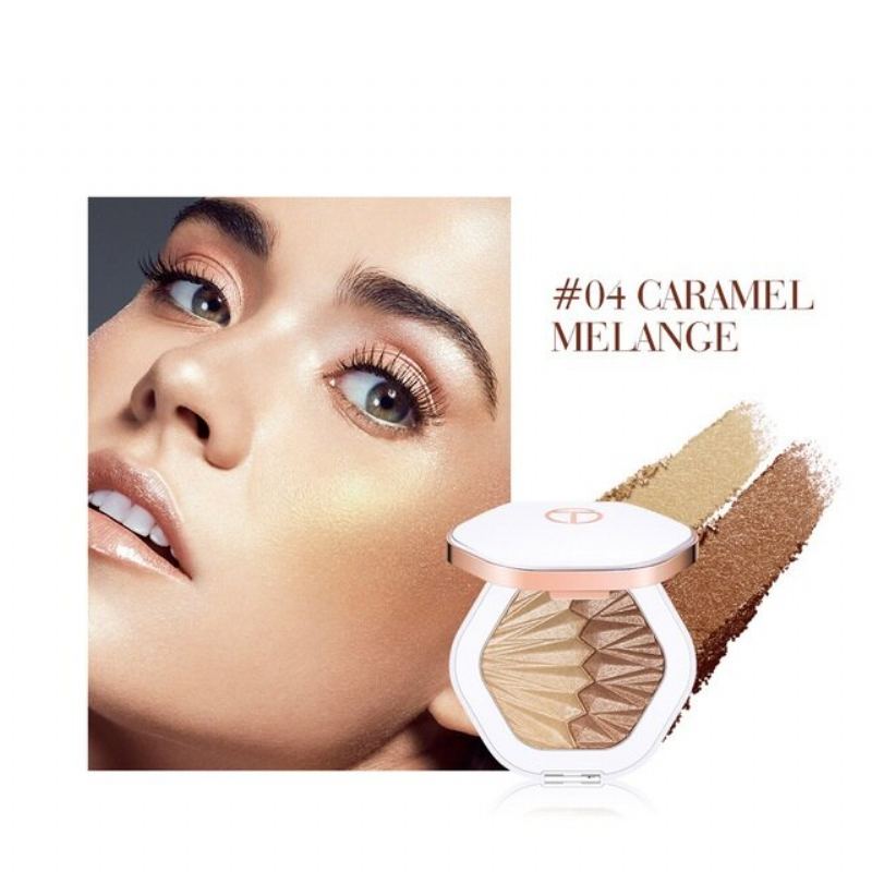 Highlight Honey Powder Diamond Dvoubarevná Multifunkční Paletka Stínů S Vysokým Leskem