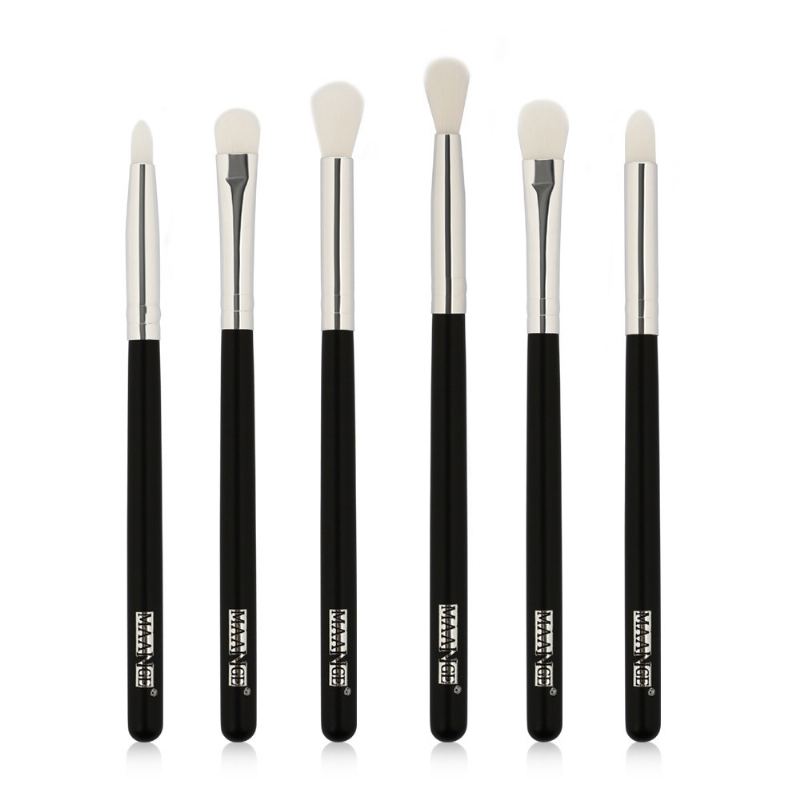 Jemný Profesionální Make-up Štětce Na Oční Stíny Suit Minimalist 6ks Dřevěných Štětců Na Oči