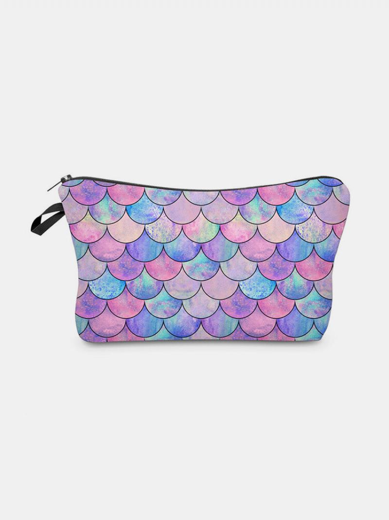 Multifunkční Přenosná Taška Na Make-up Fish Scale Women Travel Wash Storage Bag
