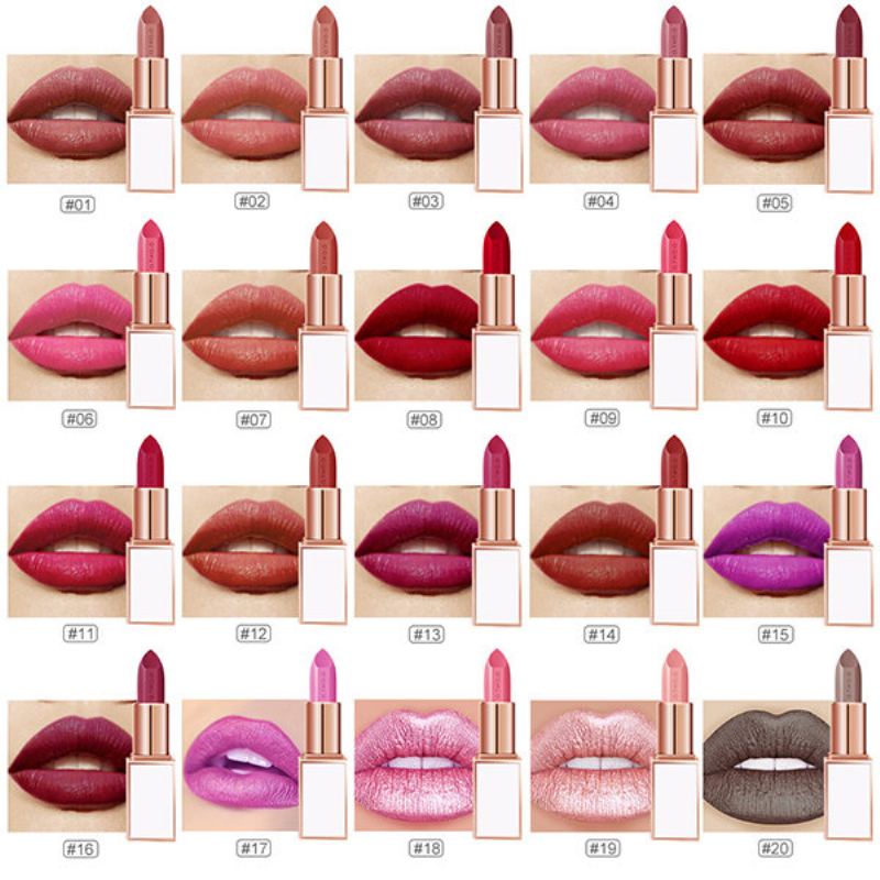 O.two.o Matte Lipstick Makeup Sametový Lesk Na Rty Dlouhotrvající Voděodolná Tyčinka Na Rty Lip Beauty Comestic