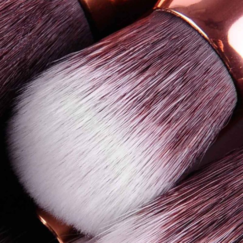 Sada 12 Štětců Na Oční Stíny Z Růžového Zlata Se Štětcem Na Liči S Kosmetickými Štětci Na Make-up Pro Ženy