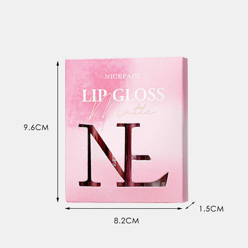 Sada 6 Barev Matných Rtěnek Lasting Waterproof Non-stick Cup Glaze Lipstick Gloss