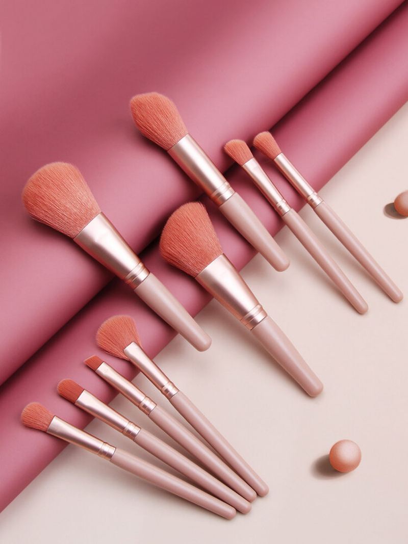 Sada 9 Ks Štětců Na Make-up Začátečníci S Korektorem Na Tváření Očních Stínů Nástroje Na Se Štětcem