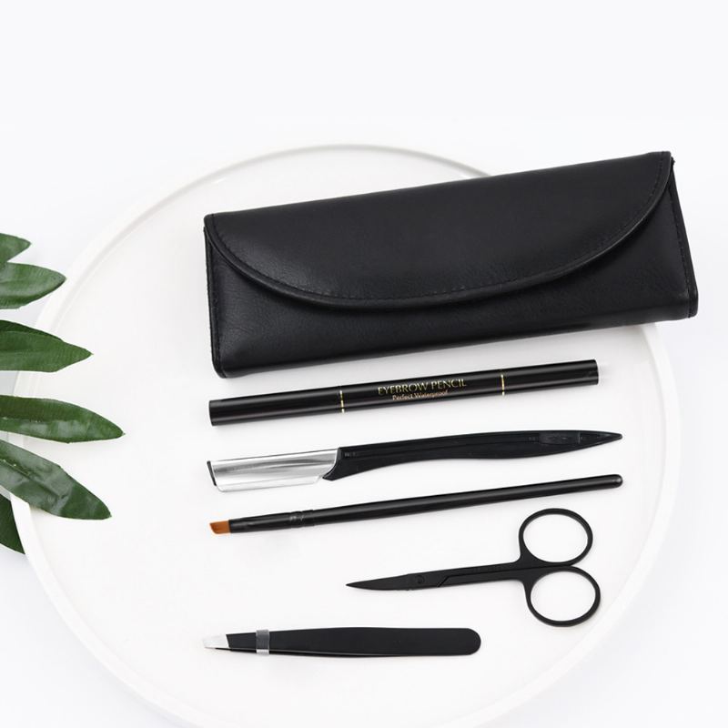 Sada Zastřihovačů Obočí Pro Tužku Na Gentleman Pinzeta Na Kompletní Pětidílná Pro Nástroje Pro Kosmetický Make-up Pro Začátečníky Vodotěsné Na Tužky Na Odolné Proti Potu