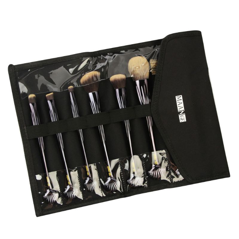 Shell Makeup Brush Set 10 Kusů Make Up Foundation Eyeliner Blush Kosmetické Štětce Na Korektor S Nylonovou Sadou Záhybů