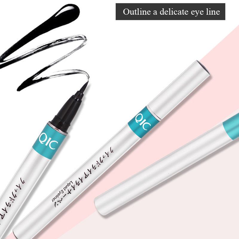 Tekutá Tužka Na Oční Linky Černá Voděodolná Na Oči Rychle Schnoucí Dlouhotrvající Make-up Linka Kosmetika