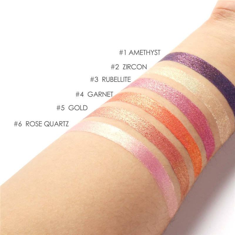 Třpytivý Make-up S Leskem Na Rty Long Lasting Nude Shimmer Metallic Liquid Lipstick